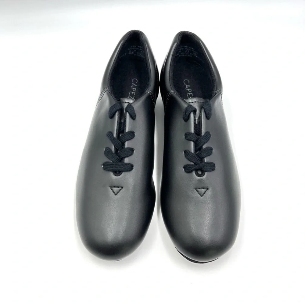Capezio women’s fluid black lace up tap dance shoes style model CG17 size 6 - Picture 3 of 4